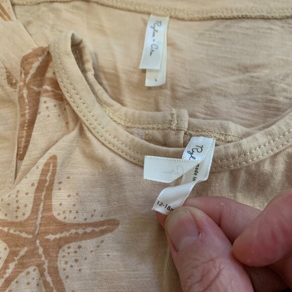 Rylee + Cru Starfish Mommy Me Dress Set L & 12-18M Coastal Boho Matching - Picture 2 of 7